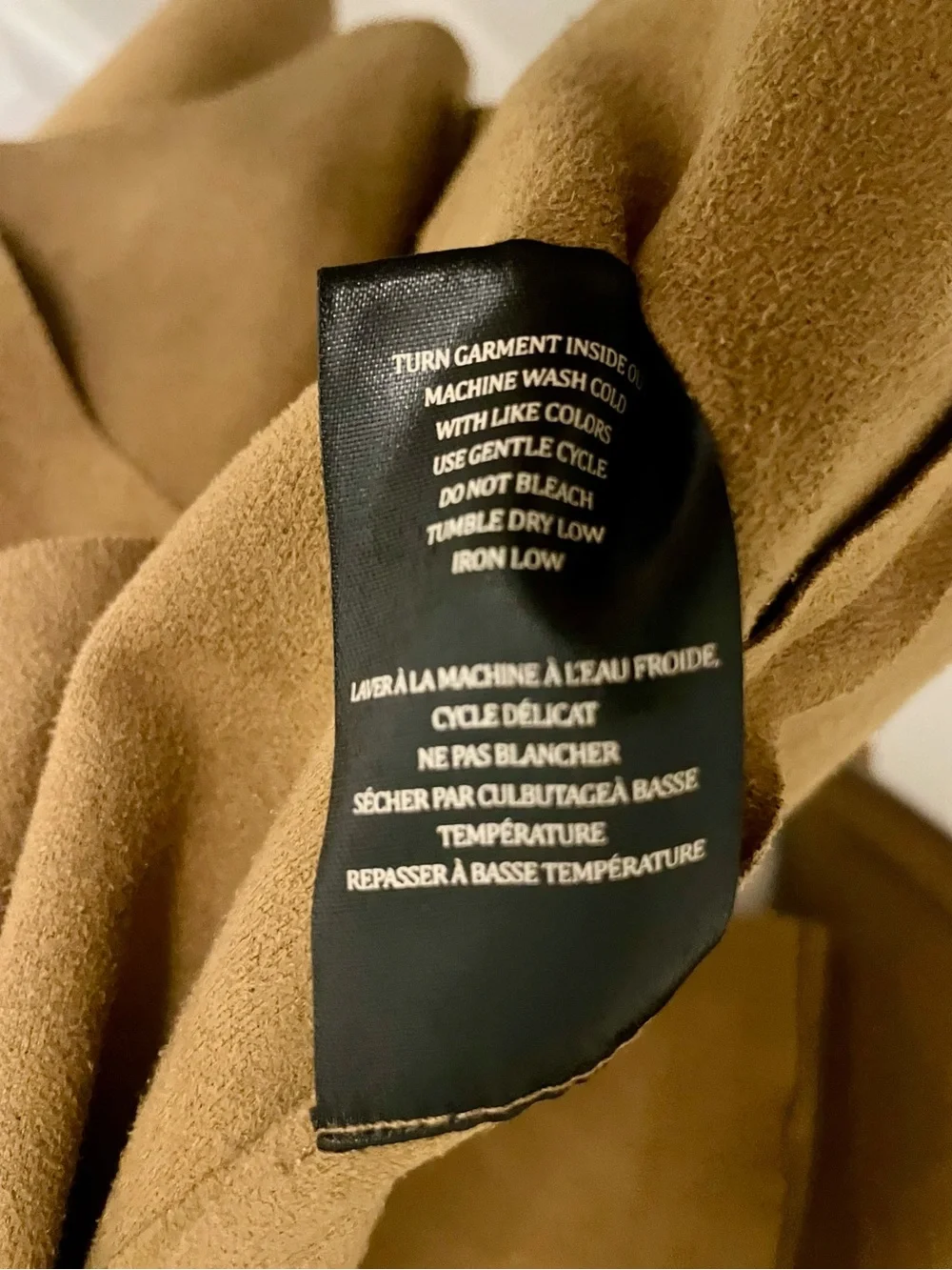 Blank NYC Draped Moto Jacket - Caramel Brown
